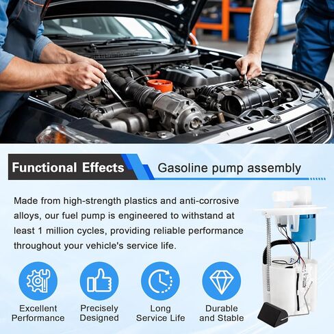 مجموعة وحدة مضخة الوقود الكهربائية مع وحدة إرسال، متوافقة مع Toyota Corolla 2009-2018، Matrix 2009-2013، Pontiac Vibe 2009-2010 &1.8L 2.4L، تحل محل E3781M in Kuwait