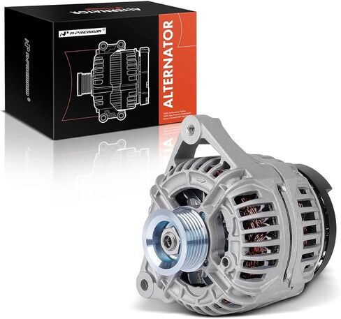 A-Premium Alternator Compatible with Porsche 911 2005-2006, Boxster 2005-2006, Cayman 2006, Carrera GT 2004-2005, 2.7L 3.2L 3.4L 3.6L 3.8L 5.7L, 12V 150A 6-Groove Pulley CW, Replace# 997-603-012-08 in Saudi Arabia