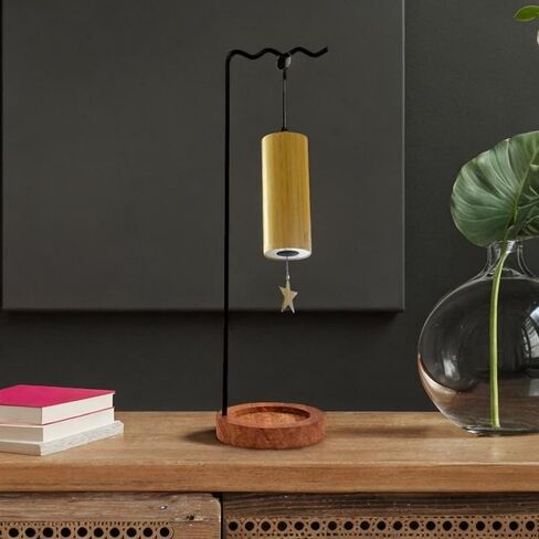 Wind Chime Stand, Wreath Stand Hanger, Hanging Plant Stand Rack, Holder for Indoor Home Decor (black) in Saudi Arabia