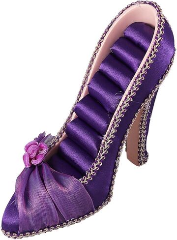High Heel Jewelry Holder Shoe Ring Holders High-Heeled Earring Organizer Shoe Ring Rack Display Stand in Saudi Arabia