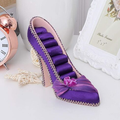 High Heel Jewelry Holder Shoe Ring Holders High-Heeled Earring Organizer Shoe Ring Rack Display Stand in Saudi Arabia