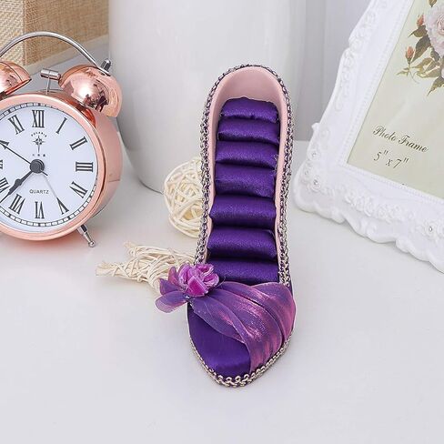 High Heel Jewelry Holder Shoe Ring Holders High-Heeled Earring Organizer Shoe Ring Rack Display Stand in Saudi Arabia
