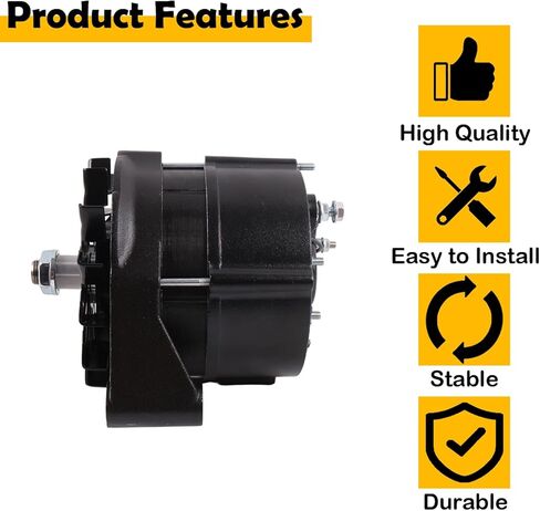 Alternator 120A Compatible with Thermo King Tripac APU Evo Transportation Refrigeration Replace 45-2671 452671 8452596 8452681 167-84118 419925 951345 452596 452947 45-2669 in Saudi Arabia
