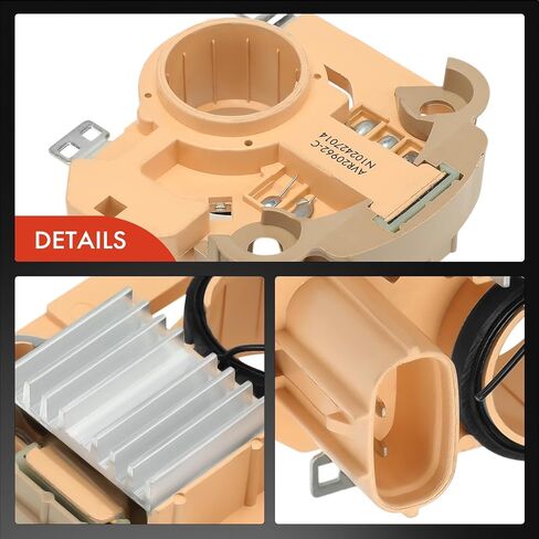A-Premium Alternator Voltage Regulator Compatible with Honda Civic 1996-2000 & Acura EL 1997-2000, 1.6L, 14.7V A-Circuit 14.7 Vset in Saudi Arabia