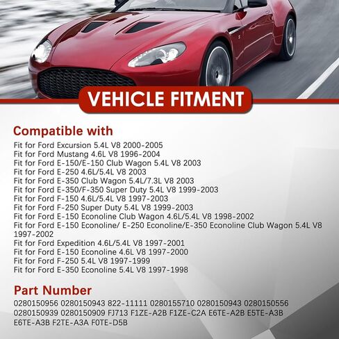 8 قطعة حاقن الوقود 0280150718 مناسب لفورد F150 F250 F350 E150 E250 E350 إكسبيديشن موستانج مناسب لينكولن نافيجيتور تاون مناسب لميركوري جراند ماركيز in Saudi Arabia