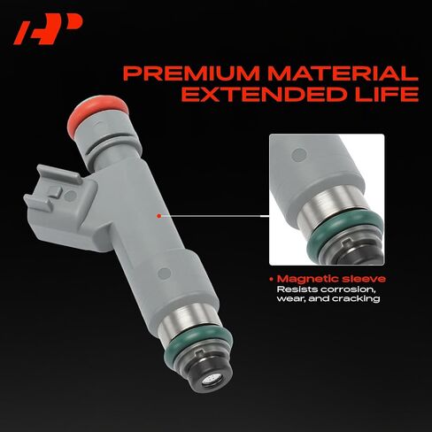 A-Premium 4 Holes Set of 8 Fuel Injectors Compatible with Volvo XC90 2005-2011, S80 2007-2010, 4.4L, Replace# 86536080 in Saudi Arabia