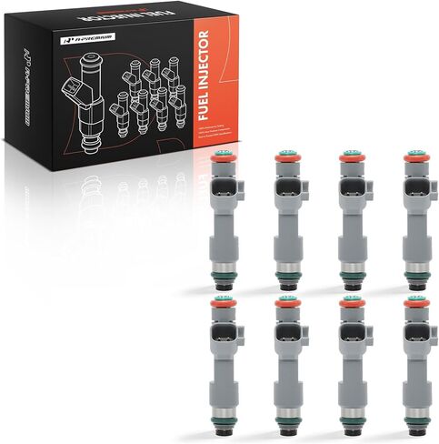 A-Premium 4 Holes Set of 8 Fuel Injectors Compatible with Volvo XC90 2005-2011, S80 2007-2010, 4.4L, Replace# 86536080 in Saudi Arabia