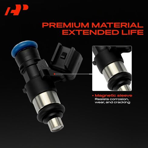 A-Premium 4 Holes 6 Pcs Fuel Injectors Compatible with Ford F-150 2018-2020, Explorer 2020-2021/2023, Transit-150/Transit-250/Transit-350/Transit-350 HD/Police Interceptor Utility 2020-2023, 3.3L 3.5L in Saudi Arabia
