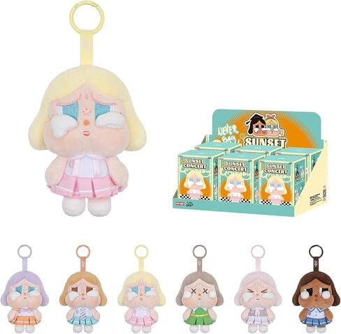 POP MART Crybaby Sunset Concert Series-Plush Pendant Blind Box, Crybaby Blind Box Figures, Random Design Action Figures Collectible Toys Home Decorations, Holiday Birthday Gifts, Whole Set in Kuwait