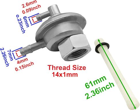 Petcock Compatible With Honda Elite CH125 Scooter Moped 14mm 1984-1985 in Kuwait