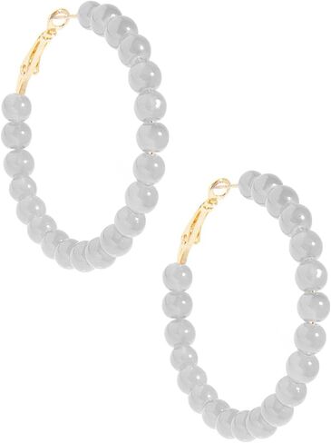 ZENZII حلق زجاجي مزين بالخرز in Kuwait