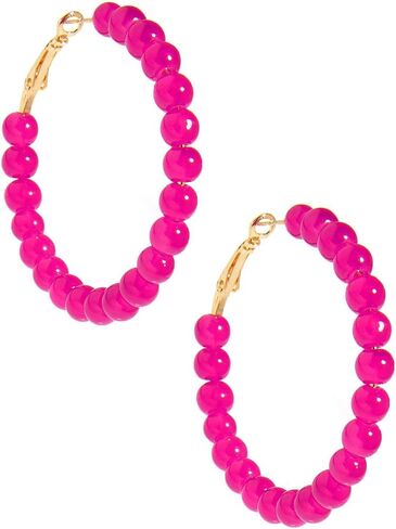 ZENZII Glass Beaded Hoop Earring in Saudi Arabia