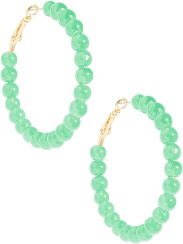 ZENZII Glass Beaded Hoop Earring in Saudi Arabia