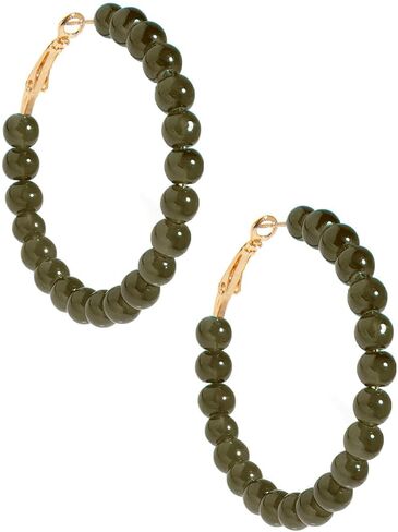 ZENZII Glass Beaded Hoop Earring in Saudi Arabia