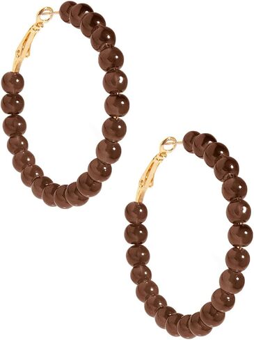 ZENZII Glass Beaded Hoop Earring in Saudi Arabia