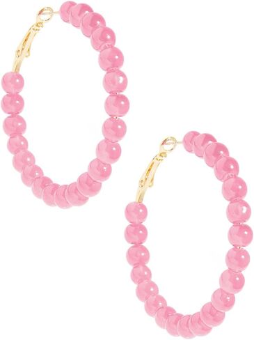 ZENZII Glass Beaded Hoop Earring in Saudi Arabia