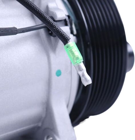 A/C Compressor w/Clutch 18-10158-19 Compatible with Seltec Compatible with Valeo 103-56120 Compatible with Carrier Transicold TM16 12V 8 Groove 2521195 in Saudi Arabia