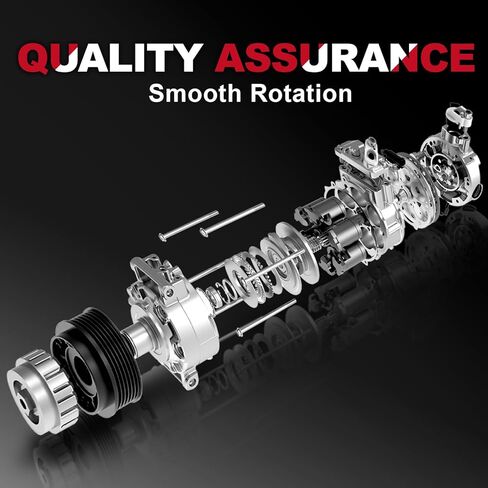 AC Compressor Assembly Compatible with Tacoma 2005 2006 2007 2008 2009 2010 2011 2012 2013 2014 2015 2.7L 4.0L Replaces 88320-04060 Pre-filled with Compressor Oil in Kuwait