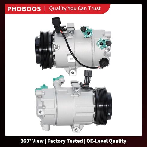 PHOBOOS A/C Compressor with Clutch Compatible with Hyundai Elantra 2017-2020, L4 2.0L. Fast Cooling, Low Noise, Easy Installation, Ref. CO 29339C in Kuwait