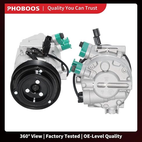 PHOBOOS A/C Compressor with Clutch Compatible with Hyundai Elantra 2017-2020, L4 2.0L. Fast Cooling, Low Noise, Easy Installation, Ref. CO 29339C in Kuwait