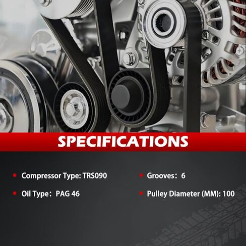 AC Compressor for 2001-2001 Acura EL 1.7L, for 2001-2001 Civic 1.7L, for 1997-2001 Prelude 2.2L, Air Conditioning Compressor with Clutch Replace for 38810P5M006, 38810P5M016 2004914AM in Saudi Arabia