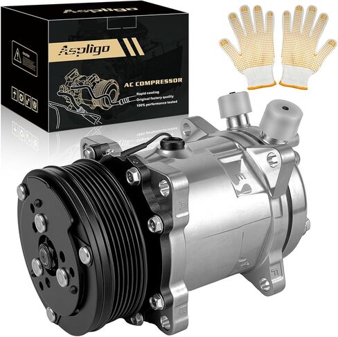 ضاغط تيار متردد عالمي مع قابض 6PK، ضاغط تكييف الهواء 2 أخاديد مناسب لحزام ساندن 508 SD 508 5H14 12 فولت in Saudi Arabia