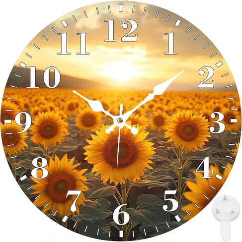 Identiy Round Wall Clock Silent Battery Operated, Purple Galaxy Starry Sky 12 Inch Non-Ticking Easy to Read Display Round Analog Wall Clock Decorative for Office,Bedroom,Living Room and Kitchen in Saudi Arabia