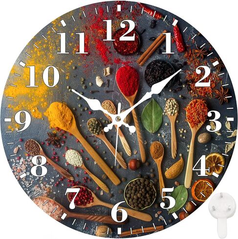 Identiy Round Wall Clock Silent Battery Operated, Purple Galaxy Starry Sky 12 Inch Non-Ticking Easy to Read Display Round Analog Wall Clock Decorative for Office,Bedroom,Living Room and Kitchen in Saudi Arabia