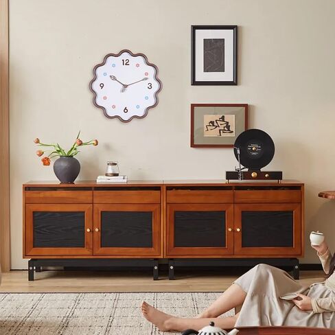 ساعة حائط، ساعات حائط صغيرة حديثة تعمل بالبطارية 14 بوصة، صامتة غير موقوتة كلاسيكية تناظرية للمكتب، المنزل، غرفة المعيشة، الحمام، المطبخ، غرفة النوم، المدرسة (الشوكولاتة) in Kuwait