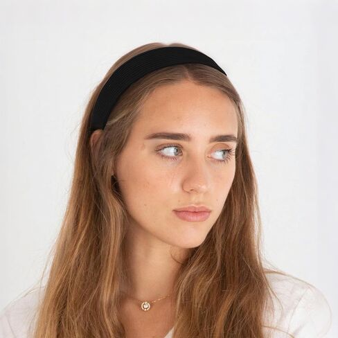 Wecoe Headbands for Women, 6pcs Wide Ribbed Headbands Non Slip Fashion Head Bands Comfortable Hairbands Hair Accessories for Women & Girls in Kuwait