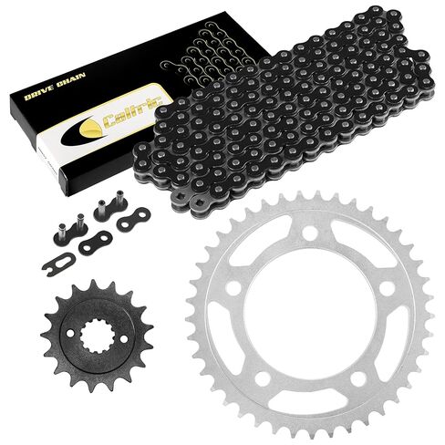 سلسلة محرك Caltric Black ومجموعة ضرس متوافقة مع Honda VT750C Shadow Ace 750 1998-2003 / VT750C Shadow Aero 750 2004-2007 in Saudi Arabia