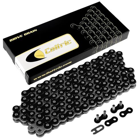 سلسلة محرك Caltric Black ومجموعة ضرس متوافقة مع Honda VT750C Shadow Ace 750 1998-2003 / VT750C Shadow Aero 750 2004-2007 in Saudi Arabia