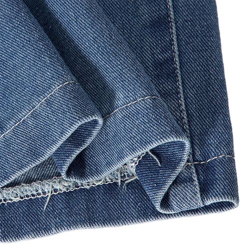 Nivne Tco Teen Girl Baggy Jeans Casual Elastic Waist & Zipper Fly Loose Fit Denim Trousers Wide Leg Denim Pants with Pockets in Saudi Arabia