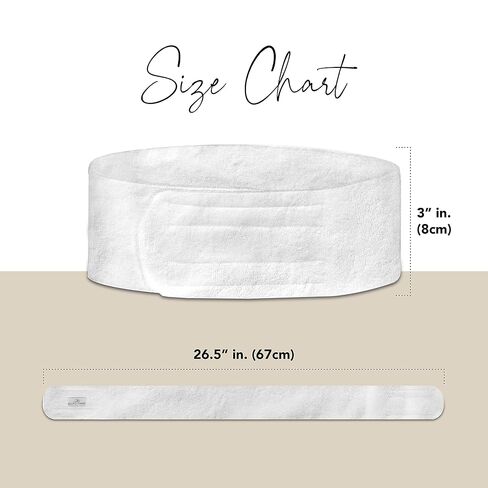 Boca Terry Makeup Headband, 100% Cotton Women's Adjustable Towel Headband for Washing Face, Facial, Cosmetic & Skin Care Treatments. 3-Pack in Saudi Arabia
