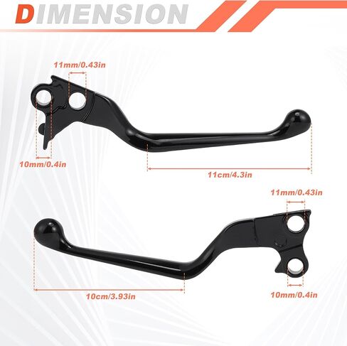 43040 رافعة فرامل سوداء لـ Harley Davidson Sportster 883 1200 1996-2003 لـ Harley Davidson Road King 96-10 رافعة فرامل المقود لـ Harley Davidson Softail 96-14 in Saudi Arabia