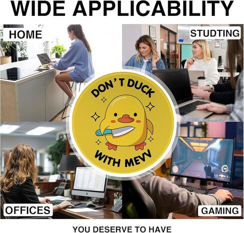 Don't Hide with Me,Funny Mouse Pad (Round),Comfortable and Non-Slip,Suitable for Laptop Games,Gifts for Duck Lovers,Friends, Lovers,Homework and Office in Kuwait