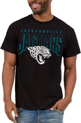 Junk Food Clothing x NFL - Carolina Panthers - Bold Logo - Unisex Adult Short Sleeve Fan T-Shirt for Men and Women - Size Large in Kuwait