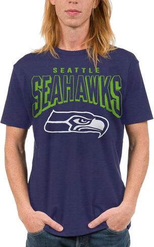 Junk Food Clothing x NFL - Carolina Panthers - Bold Logo - Unisex Adult Short Sleeve Fan T-Shirt for Men and Women - Size Large in Kuwait