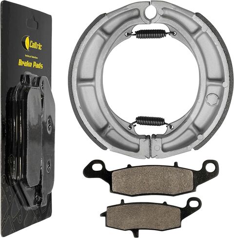 Caltric Front Brake Pads & Rear Shoes Compatible with Suzuki Vl800 Vl-800 Intruder 800 Volusia 2001-2004 in Saudi Arabia