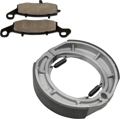 Caltric Front Brake Pads & Rear Shoes Compatible with Suzuki Vl800 Vl-800 Intruder 800 Volusia 2001-2004 in Saudi Arabia