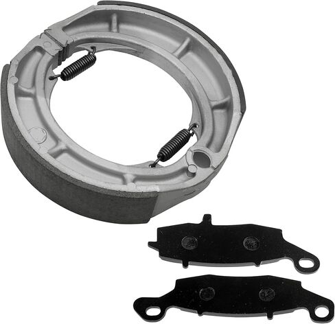 Caltric Front Brake Pads & Rear Shoes Compatible with Suzuki Vl800 Vl-800 Intruder 800 Volusia 2001-2004 in Saudi Arabia
