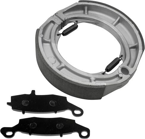 Caltric Front Brake Pads & Rear Shoes Compatible with Suzuki Vl800 Vl-800 Intruder 800 Volusia 2001-2004 in Saudi Arabia