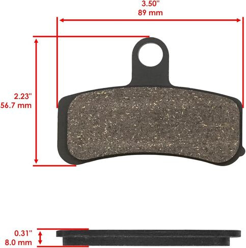 Replacement For Front Rear Brake Pads for Harley Davidson Fxsb Fxsbse Breakout 2013-2014 Mod-C26C-51801 in Saudi Arabia