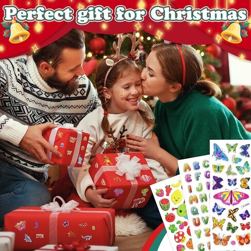 3D Stickers for Kids Toddlers 550+ Vivid Puffy Kids Stickers 24 Different Sheets, Colored 3D Stickers for Boys Girls Teachers, Reward, Craft Scrapbooking in Kuwait