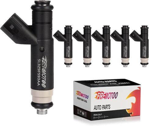 Fuel Injectors Pack of 6 1 Holes Compatible with Ford for F150 V6 4.2L Naturally Aspirated 2005 2006 2007 2008 in Saudi Arabia