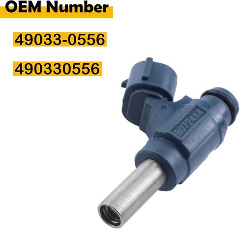49033-0556 Fuel Injector Compatible with Kawasaki KX250F 2006-2018, KX250 2012-2024, KX250X 2021-2022, Replace 490330556 Fuel Nozzle Injector in Kuwait