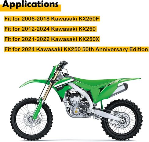 49033-0556 Fuel Injector Compatible with Kawasaki KX250F 2006-2018, KX250 2012-2024, KX250X 2021-2022, Replace 490330556 Fuel Nozzle Injector in Kuwait