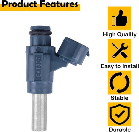 49033-0556 Fuel Injector Compatible with Kawasaki KX250F 2006-2018, KX250 2012-2024, KX250X 2021-2022, Replace 490330556 Fuel Nozzle Injector in Kuwait