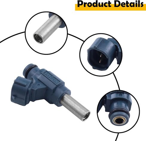 49033-0556 Fuel Injector Compatible with Kawasaki KX250F 2006-2018, KX250 2012-2024, KX250X 2021-2022, Replace 490330556 Fuel Nozzle Injector in Kuwait