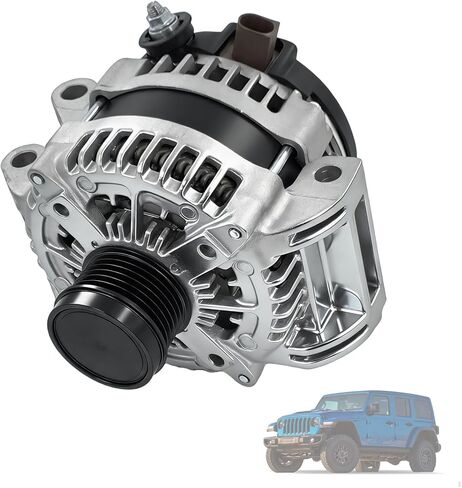 56029809AA Alternator 12V 240A Compatible With 2018 2019 2020 2021 2022 2023 J-eep Wrangler 2.0L 6-Groove Pulley Replace 104211-1091 in Kuwait